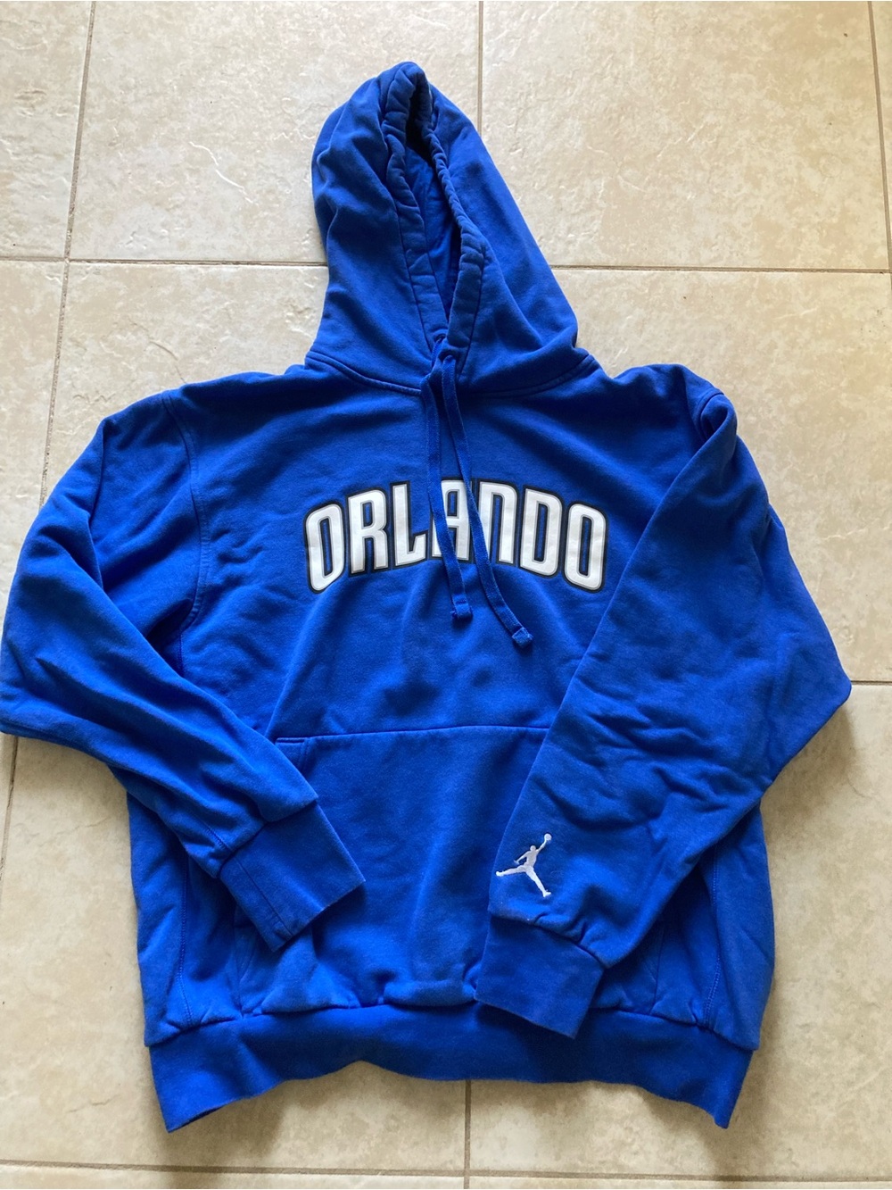 Jordan Brand NBA Blue Orlando Magic Statement Edition Pullover Hoodie